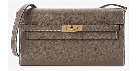 hermes etoupe kelly wallet|hermes kelly wallet length.